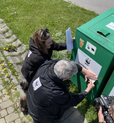 zabezpieczenie śmietników