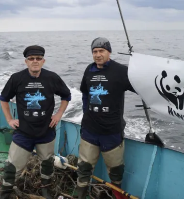 odławianie sieci widmo na Bałtyku