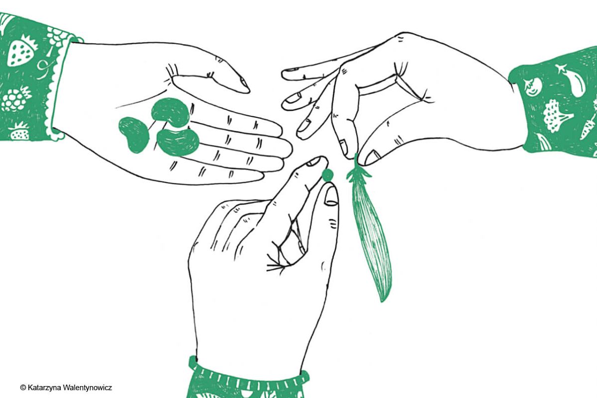 ilustracja dieta przyjazna planecie