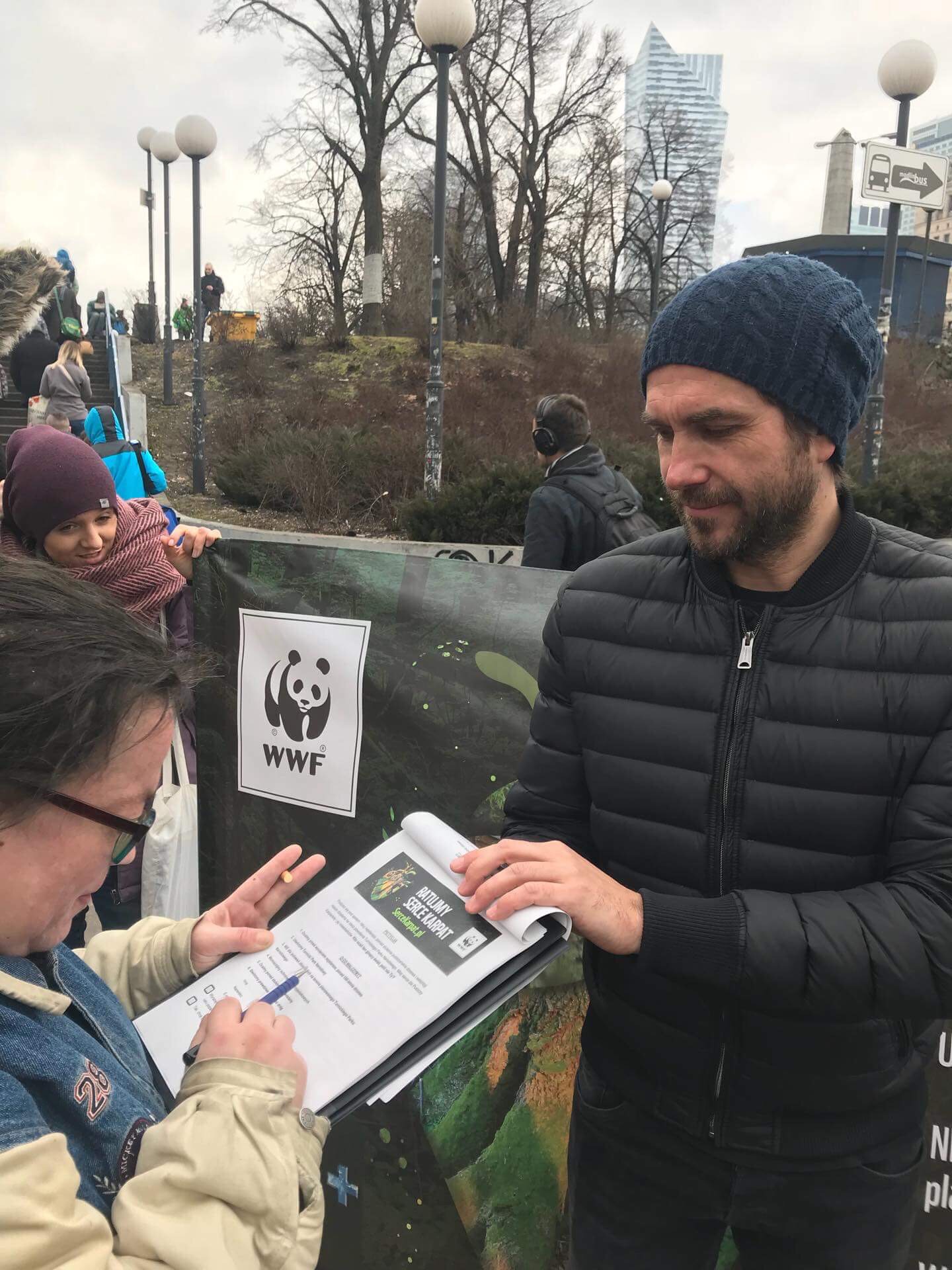 Marcin Dorociński zbiera podpisy pod petycją