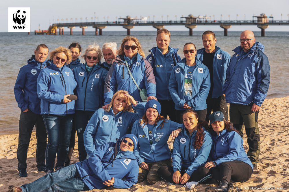 Wolontariusze Błękitnego Patrolu WWF