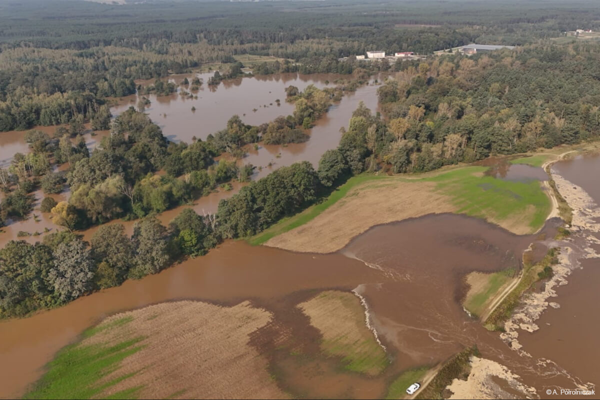 Żagań, rzeka Bóbr; zdj. A.Półrolniczak