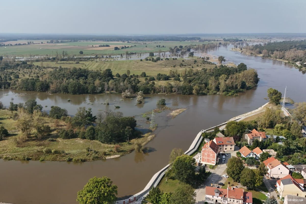 Krosno Odrzańskie - rzeki Bóbr i Odra; zdj. A.Półrolniczak 