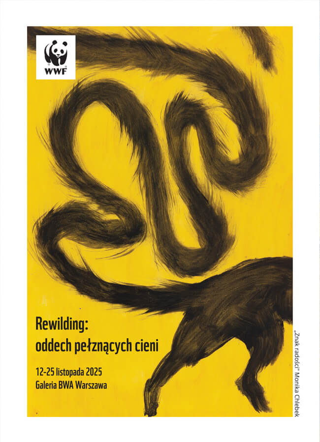 pocztówka - zaproszenie na wystawę WWF w Galerii BWA